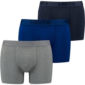 Levi's® Boxershorts, (Packung, 3 St.), LEVIS MEN PREMIUM BOXER BRIEF 3P grey blue combo  M