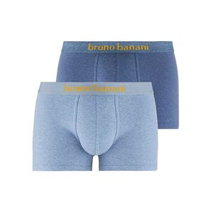 Bruno Banani Boxershorts »Short 2Pack Denim Fun«, (Packung, 2 St.), Meliert dark denim melange/denim melange  M