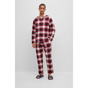 HUGO Underwear Schlafanzug »Soft Check Pyjama«, (2 tlg.), mit HUGO Stickerei... Open-Pink  XL (54)