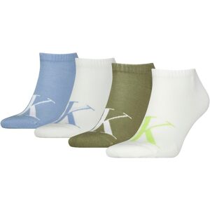 Calvin Klein Jeans Kurzsocken »CKJ MEN SNEAKER 4P LOGO«, (Packung), Short-Socks green-blue  - (39/44)