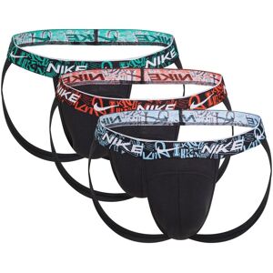 NIKE Underwear String »JOCK STRAP 3PK«, (Packung, 3 St., 3er), mit NIKE... BLK-PCNT RD/AQS BLUE/STDM GRN-LG WB  L (50)