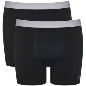 sloggi Retro Boxer »men GO ABC 2.0 Short 2P«, (2er Pack), dezentes,... BLACK  M