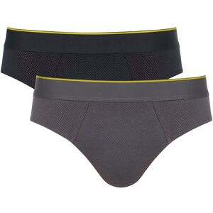 sloggi Midislip »men EVER Airy Brief C2P«, (2er Pack), Herrenslip, Brief mit... black comb  L