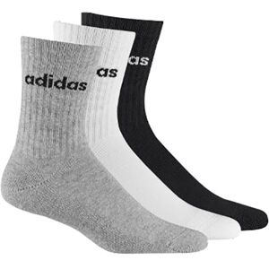 Adidas Performance Funktionssocken »LINEAR CREW CUSHIONED SOCKEN, 3 PAAR«, (3... MGREYH/WHITE/BLACK  XL (46/48)