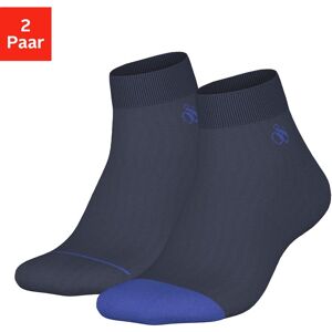 Scotch & Soda Shrunk Kurzsocken, (2 Paar), Sparpackeung Sneakersocken,... blau  39-42