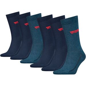 Levi's® Socken, (Packung, 6 Paar), LEVIS REGULAR CUT BATWING LOGO 6P RECYCLED CO denim  43-46