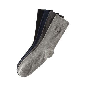 H.I.S Socken, (4 Paar), mit druckfreiem Bündchen 1 x schwarz, 1 x marine, 1 x anthrazit-meliert, 1 x grau-meliert  47-48