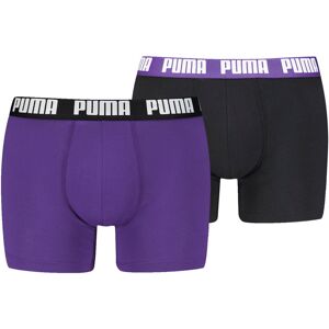 Puma Boxer »EVERYDAY BASIC«, (2 St.), Trunk mit Logobund violet-black  L