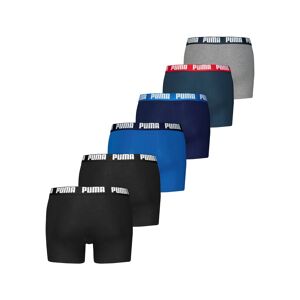 Puma Boxer, (6er Pack), mit elastischem Logobund blue-black  XL