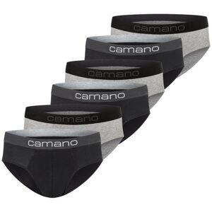 Camano Slip, (6er Pack), mit elastischem Logobund mi x -black  XXL