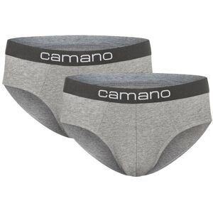 Camano Slip, (2er Pack), mit elastischem Logobund light grey meliert  XL