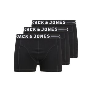 Jack & Jones PlusSize Boxershorts »JACSENSE TRUNKS 3-PACK NOOS PLS«,... Black  4XL