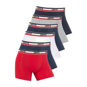 Levi's® Boxershorts »Men Sportswear Logo Boxer«, (Packung, 6 St.), Mit Logo-Bund bunt  M (5)