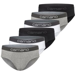 Camano Slip, (6er Pack), mit elastischem Logobund grey-white-black  XXL