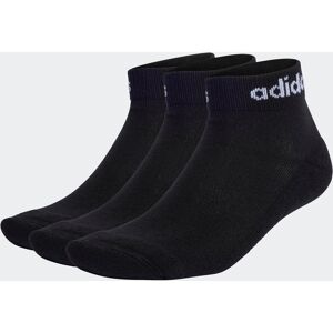 Adidas Performance Sportsocken »LINEAR CUSHIONED ANKLE SOCKEN, 3 PAAR«, (3 Paar) Black / White  L (43/45)