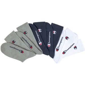 Champion Sportsocken, (6 Paar) 2 x marine, 2 x weiss, 2 x grau  35-38