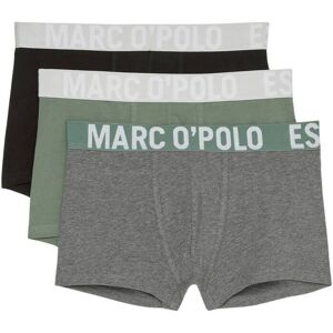 Marc O' Polo Boxershorts »Essentails«, mit elastischem Logobund white/grey/green  S