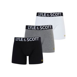 Lyle & Scott Boxershorts »DANIEL«, (Packung, 3 St.), mit Logo-Elastikbund black/bright white/grey marl Größe L