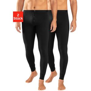 H.I.S Lange Unterhose, (Packung, 2 St.), mit Bündchen am Bein schwarz Größe XL