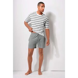 H.I.S Shorty »Pyjama für Herren«, (2 tlg., 1 Stück), aus Baumwoll-Mix grey / cream Größe 48/50 (M)