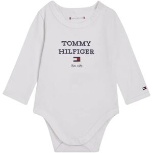 Tommy Hilfiger Overall »BABY TH LOGO BODY L/S«, mit Logoschriftzug White Größe 68