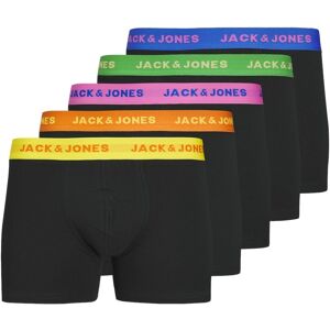 Jack & Jones Boxershorts »JACLEO SOLID TRUNKS 5 PACK«, (Packung, 5 St.) black Größe XL