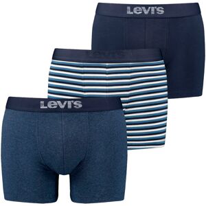 Levi's® Boxershorts, (Packung, 3 St.), LEVIS MEN GIFTBOX DENIM STRIPE BOXER... blue combo Größe L