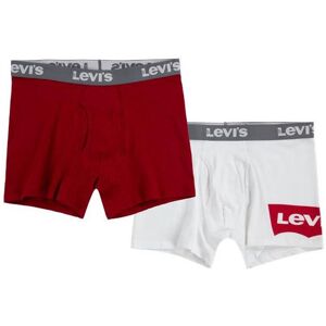 Levi's® Kids Boxershorts »BATWING BOXER BRIEF«, (2 St.), for BOYS rot, weiss Größe M (140/152)