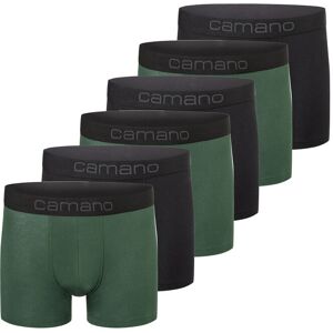 Camano Boxershorts, (6er Pack), mit Stretch-Logobund sycamore grey Größe XL