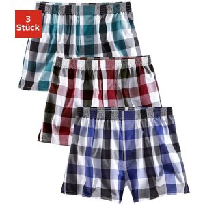 le jogger® Boxershorts, (Packung, 3 St.), lässiger Style in bequemer Passform bunt Größe 146/152