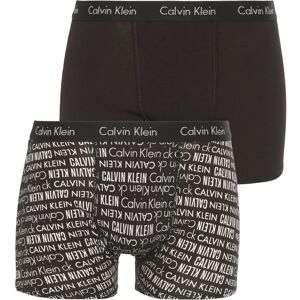 Calvin Klein Underwear Boxer, (2 St.), Kinder Kids Junior MiniMe schwarz, schwarz-weiss-bedruckt Größe 8/9 (128/134)