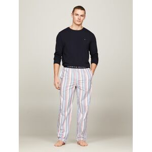 Tommy Hilfiger Underwear Pyjama »LS PANT WOVEN SET PRINT«, (Set, 2 tlg.,... Desert Sky / Global Stripe Ithaca Größe S (48)