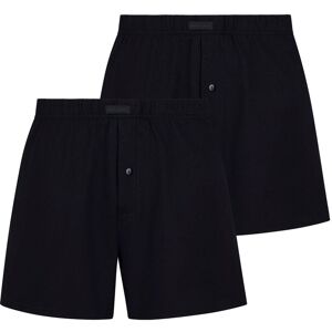 Bruno Banani Weiter Boxer »Loose Fit«, (Packung, 2er-Pack), mit Knopfleiste schwarz/schwarz Größe XXL