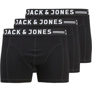 Jack & Jones PlusSize Boxershorts »JACSENSE TRUNKS 3-PACK NOOS PLS«,... Black Größe 5XL