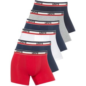 Levi's® Boxershorts »Men Sportswear Logo Boxer«, (Packung, 6 St.), Mit Logo-Bund bunt Größe S (4)