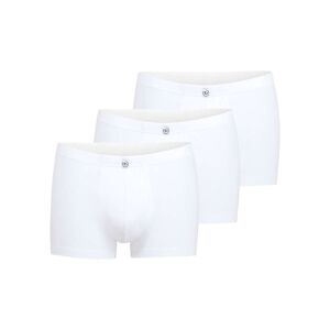 Bugatti Boxershorts »Oslo«, (3 St., 3er Pack), mit aufgenähtem Logo weiss-hell-uni Größe 5