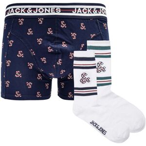 Jack & Jones Junior Boxershorts »JACXMAS CANDY GIFTBOX JNR«, (2 St.) navy blazer Größe 128