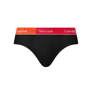 Klein Underwear Slip »HIP BRIEF«, mit Calvin Klein Logo-Elastikbund BLACK-W/-CHERRY-TOMATO Größe XXL (56)