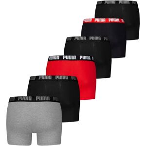 Puma Boxer, (6er Pack), mit elastischem Logobund grey-bunt Größe M