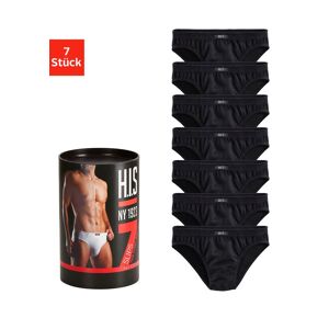 H.I.S Slip »Unterhosen für Herren«, (Packung, 7 St.), aus Baumwoll-Mix schwarz Größe 4