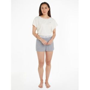 Tommy Hilfiger Underwear Shorty »SS PYJ SET WOVEN«, (Set, 2 tlg.,... Ivory / Woven Mini Geo Größe L (40)