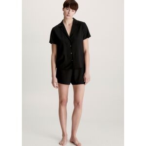 Calvin Klein Underwear Pyjama »S/S SHORT SET«, (Set, 2 tlg.), mit Hemdbluse BLACK Größe L (40)