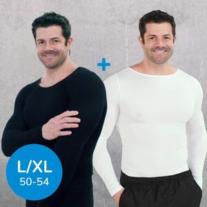Keine Thermaline Comfortwear Thermoshirt Herren / L-XL / schwarz + weiß