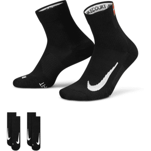 NikeCourt Multiplier MaxTennis-Knöchelsocken (2 Paar) - Schwarz - 42-46