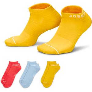 Jordan Everyday No-Show-Socken für jeden Tag (3 Paar) - Multi-Color - 34-38