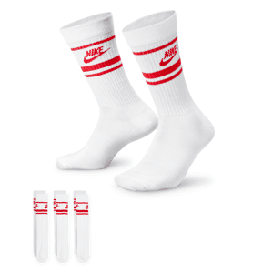 Nike Sportswear Dri-FIT Everyday Essential Crew-Socken (3 Paar) - Weiß - 38-42