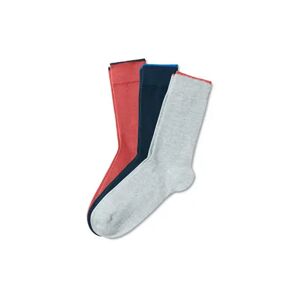 Tchibo - 3 Paar Socken - Dunkelblau/Meliert - Gr.: 41-43 Baumwolle 1x 41-43 male