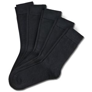 Tchibo - 5 Paar Socken - Schwarz - Gr.: 41-43 Baumwolle  41-43 male