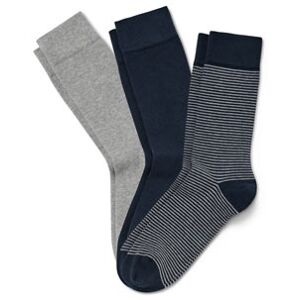 Tchibo - 3 Paar Socken - Dunkelblau/Gestreift - Gr.: 44-46 Baumwolle 1x 44-46 male