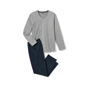 Tchibo - Pyjama - Dunkelblau/Meliert - 100% Baumwolle - Gr.: XXL Baumwolle  XXL male